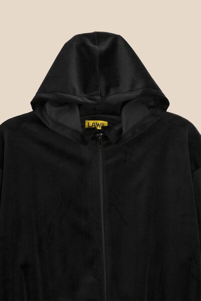 Купити Толстовка однотонна жіноча LAWA K-WBC02303 XS Чорний Артикул: 2000990970015 Фото №8