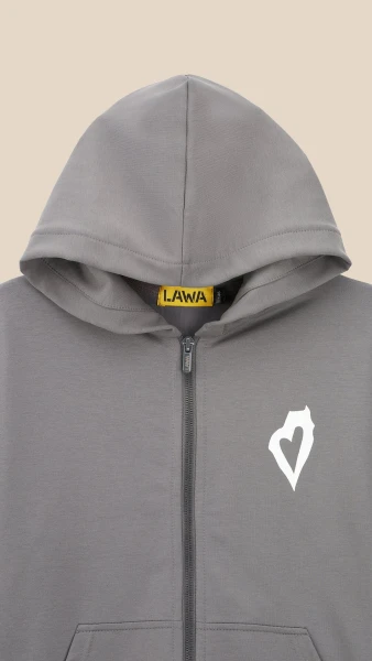 Купить Толстовка с принтом для девочки LAWA P-GB02343 146 см Графитовый Артикул: 2000999564116 Фото №7