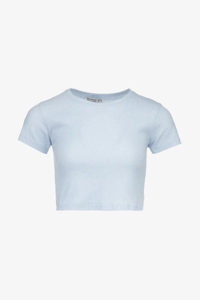 Топ однотонний жіночий  80677 L/XL Блакитний  Фото №6