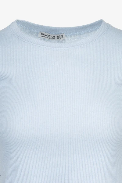 Топ однотонний жіночий  80677 L/XL Блакитний  Фото №7