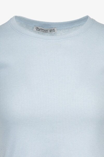 Купити Топ однотонний жіночий  80677 L/XL Світло-блакитний Артикул: 2000990998347 Фото №2