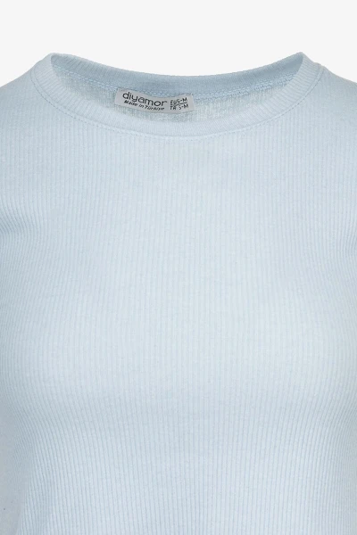 Топ однотонний жіночий  80677 L/XL Світло-блакитний  Фото №1