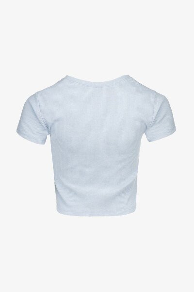 Купити Топ однотонний жіночий  80677 L/XL Світло-блакитний Артикул: 2000990998347 Фото №3