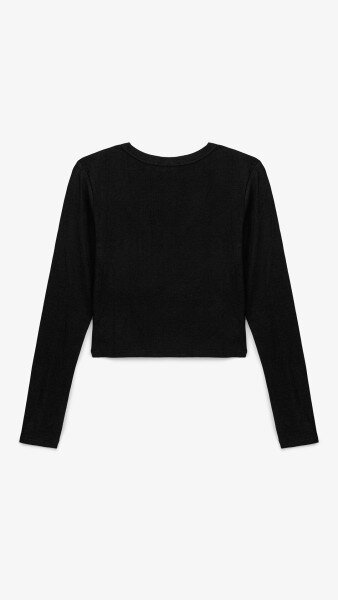 Купить Топ однотонный женский Bclothing 8854 L Черный Артикул: 2000999178672 Фото №10