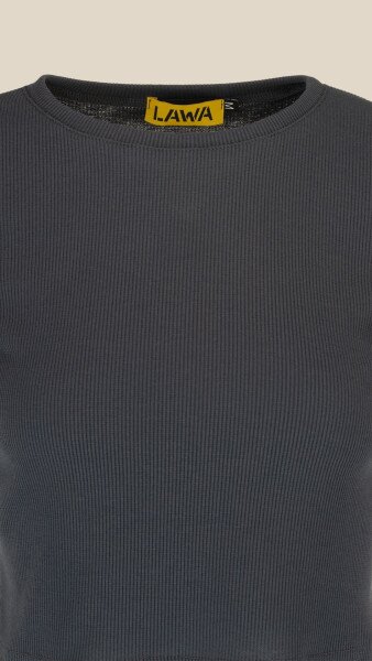 Купить Топ однотонный женский LAWA WBC02309 M Графитовый Артикул: 2000999182822 Фото №8