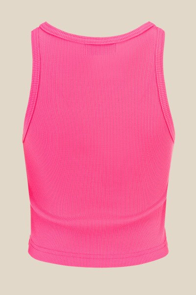 Купить Топ однотонный женский LAWA WBC02310 L Розовый Артикул: 2000999174063 Фото №3
