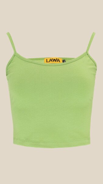 Купити Топ однотонний жіночий LAWA WBC02381 XS Оливковий Артикул: 2000999185380 Фото №6