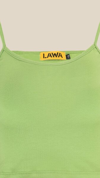Купити Топ однотонний жіночий LAWA WBC02381 XS Оливковий Артикул: 2000999185380 Фото №7