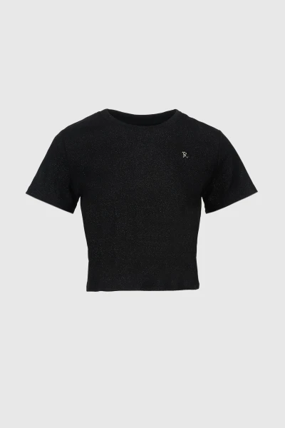 Купить Топ однотонный женский 308 One Size Черный (2000990508515S) Артикул: 2000990508515 Фото №6