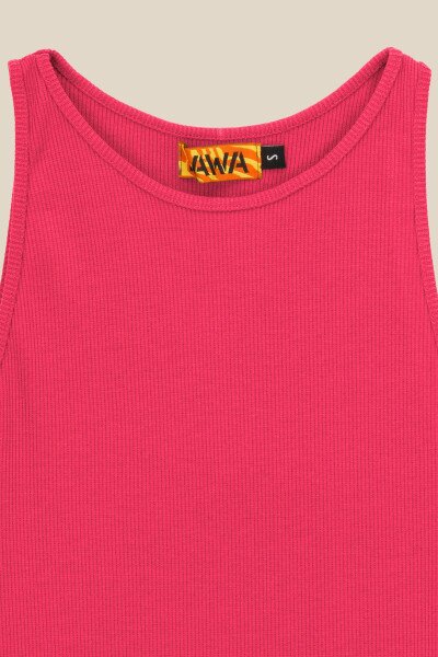 Купити Топ однотонний жіночий LAWA WBC02310 XL Малиновий Артикул: 2000990541543 Фото №8