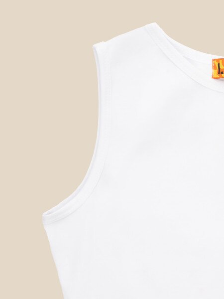 Купити Топ однотонний жіночий LAWA WBC02380 XS Білий Артикул: 2000990547897 Фото №10