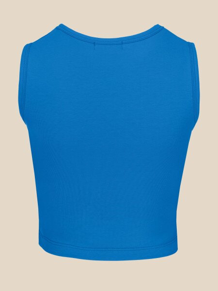 Купить Топ однотонный женский LAWA WBC02380 XS Синий Артикул: 2000990559388 Фото №8