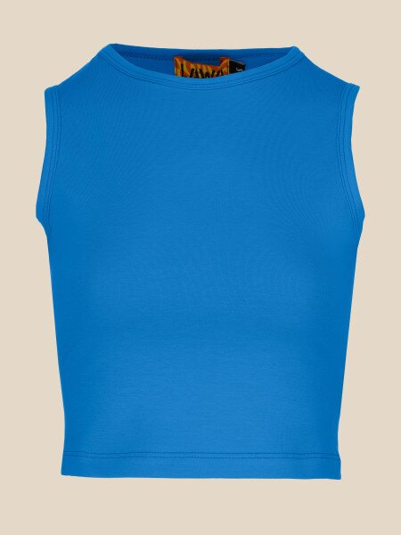 Купить Топ однотонный женский LAWA WBC02380 XS Синий Артикул: 2000990559388 Фото №6