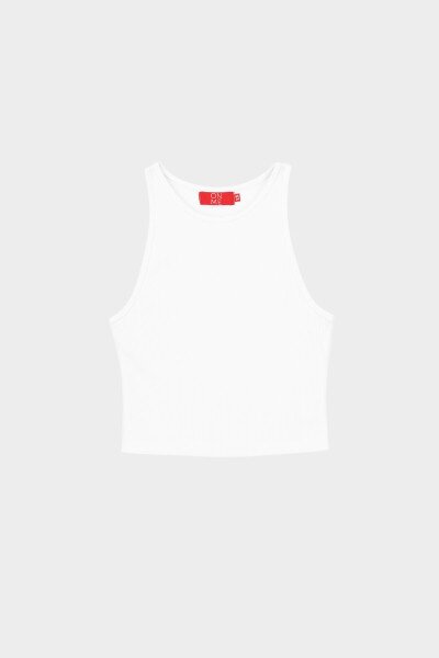 Купить Топ однотонный женский LAWA CTM WBC02310 M Белый Артикул: 2000989905004 Фото №8