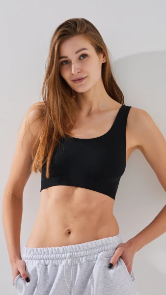 Купить Топ женский TANK S/M Черный Артикул: 4823102996325 Фото №1