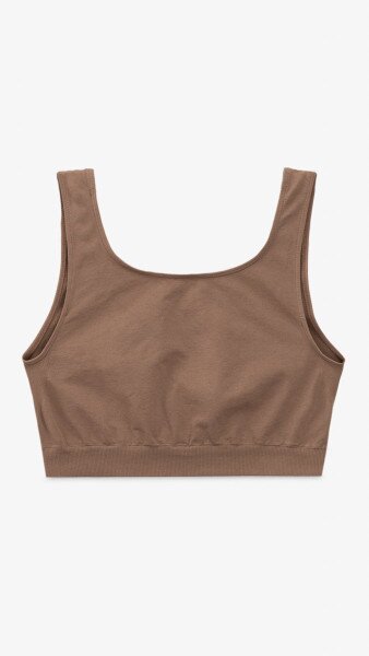 Купити Топ жіночий TANK S/M Кавовий Артикул: 4823102996332 Фото №3