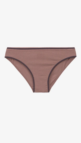 Труси однотонні жiночi Nicoletta 113251 XL Мокко  Фото №0