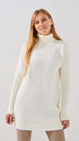 Купить Туника однотонная женская 06 One Size Молочный Артикул: 2000999165900 Фото №1