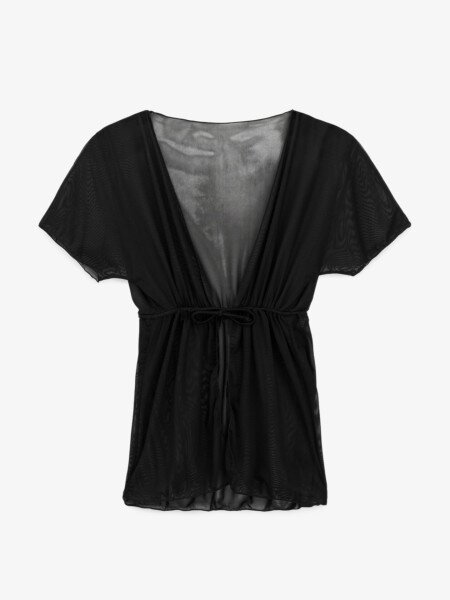 Купить Туника пляжная для девочки GENUA W629 146 см Черный Артикул: 2000999572951 Фото №1