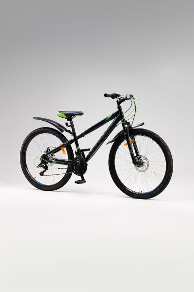 Купить Велосипед SPELLI MASTER 26» Черно-зеленый с серым Артикул: 2000990883568 Фото №1