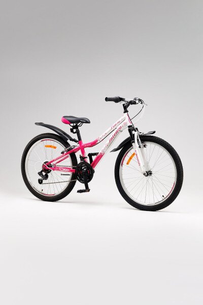 Купить Велосипед SPELLI PRINCESS V-brake 24» Бело-розовый Артикул: 2000904043415 Фото №1