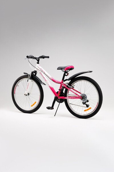 Купить Велосипед SPELLI PRINCESS V-brake 24» Бело-розовый Артикул: 2000904043415 Фото №3