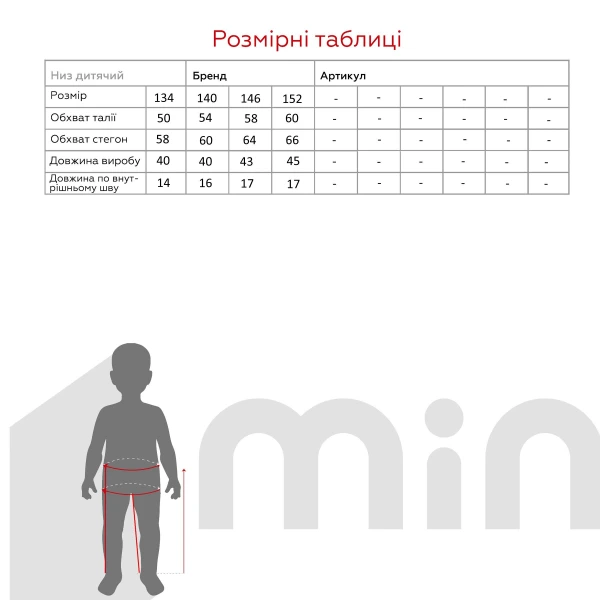size grid