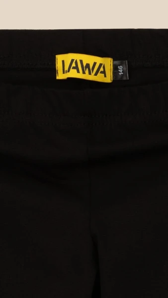 Велотреки однотонные для девочки LAWA GBC02339 134 см Черный  Фото №8
