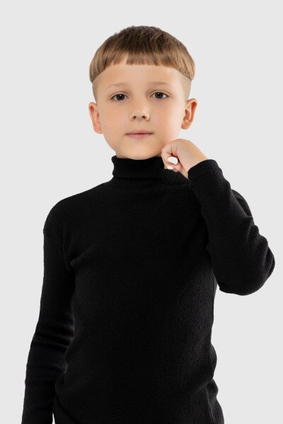 Купить Водолазка однотонная Happy Kids 58 110 см Черный (2000989741541W) Артикул: 2000989741541 Фото №11
