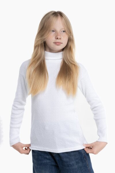 Купить Водолазка однотонная Happy Kids 912 152 см Белый (2000989742005W) Артикул: 2000989742005 Фото №2