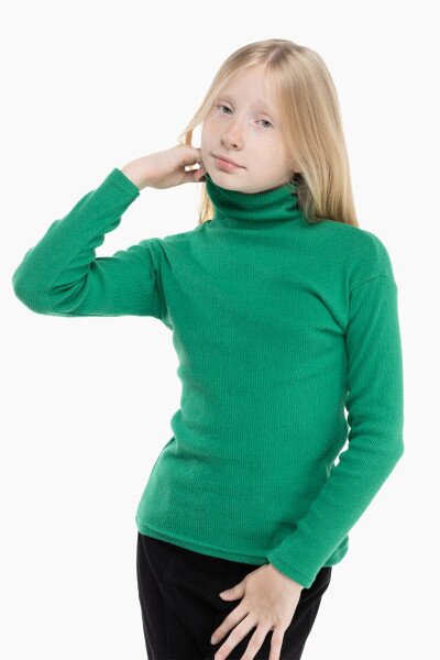 Купить Водолазка однотонная Happy Kids 912 146 см Зеленый (2000989741893W) Артикул: 2000989741893 Фото №2