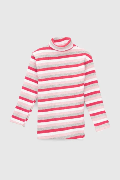 Водолазка с узором детская Happy Kids 4480 110 см Розовый (2000990608420W)  Фото №5