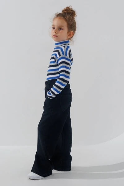 Водолазка с узором детская Happy Kids 4480 110 см Темно-синий (2000989896548W)  Фото №2