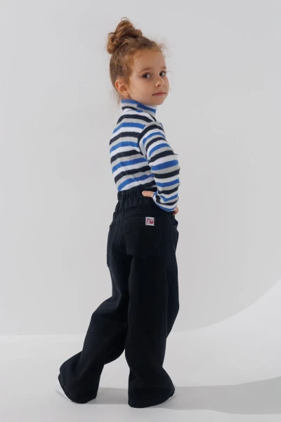Водолазка с узором детская Happy Kids 4480 110 см Темно-синий (2000989896548W)  Фото №3