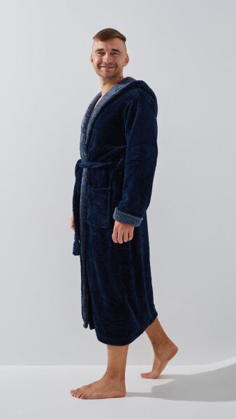 Купити Халат чоловічий 320/13 XL Синий Артикул: 2000999320873 Фото №3