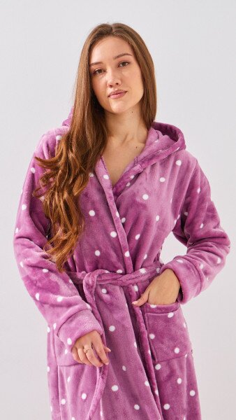 Купити Халат жіночий Dexters 8-1 S Пудровий Артикул: 2000999359699 Фото №3