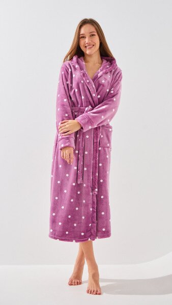 Купити Халат жіночий Dexters 8-1 S Пудровий Артикул: 2000999359699 Фото №1