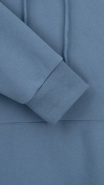 Купити Худі однотонний чоловічий Demos 1637 3XL Синій Артикул: 2000999209598 Фото №9