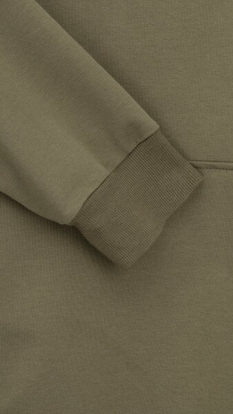 Купить Худи однотонный мужской GENUA G01223-0004 S Хаки Артикул: 2000999473364 Фото №9