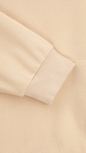 Купить Худи однотонный мужской GENUA G01223-0007 S Бежевый Артикул: 2000999394423 Фото №9