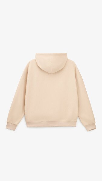 Купить Худи однотонный мужской GENUA G01223-0007 S Бежевый Артикул: 2000999394423 Фото №10