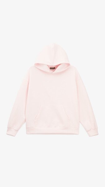 Купить Худи однотонный женский GENUA G01138-0006 XL Розовый Артикул: 2000999427619 Фото №8