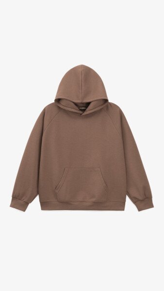 Купить Худи однотонный женский GENUA G01138-0007 3XL Коричневый Артикул: 2000999427022 Фото №7