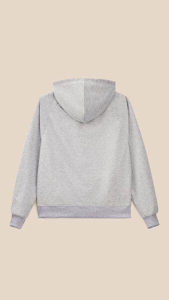 Купить Худи однотонный женский LAWA WBC02461 XS Серый меланж Артикул: 2000999452727 Фото №11