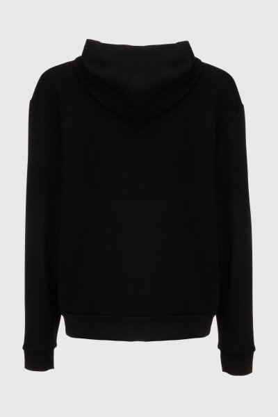 Купить Худи однотонный женский 242024-K XS Черный (2000990661814D) Артикул: 2000990661814 Фото №9