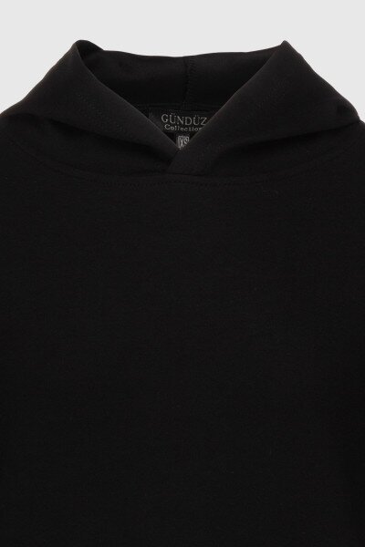 Купить Худи однотонный женский 242024-K XS Черный (2000990661814D) Артикул: 2000990661814 Фото №7
