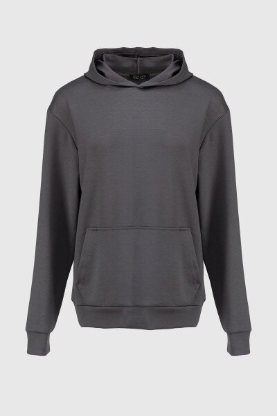 Купить Худи однотонный женский 242024-K XS Графитовый (2000990661876D) Артикул: 2000990661876 Фото №7