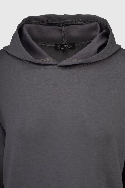 Купить Худи однотонный женский 242024-K XS Графитовый (2000990661876D) Артикул: 2000990661876 Фото №8