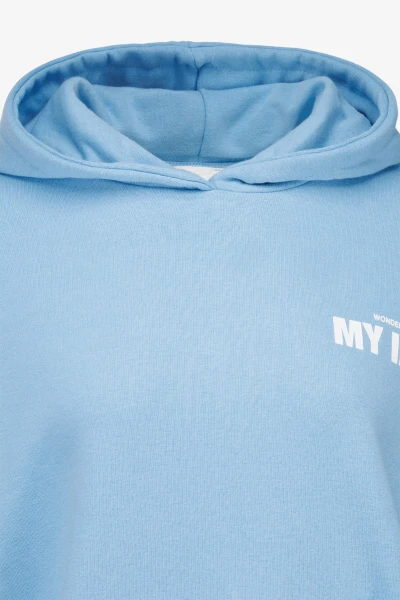 Худи с принтом женский On me Onme-02-OV 3XL Голубой (2000990760050D)  Фото №6
