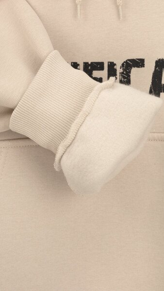 Купить Худи с принтом мужской LAWA P-MB02318 S Серо-бежевый Артикул: 2888000029874 Фото №9